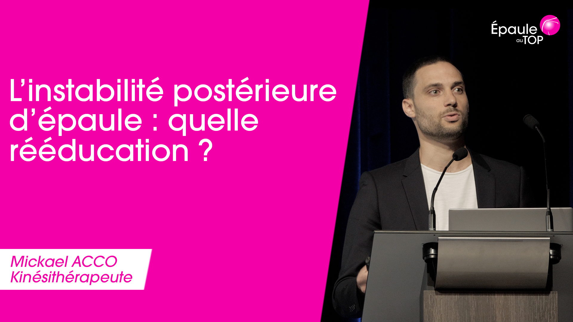 7 – INSTABILITÉ POSTÉRIEURE ET RÉÉDUCATION COVER